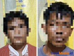 Gelapkan Sebuah Motor, 2 Warga Melinting Ditangkap Polres Lamtim