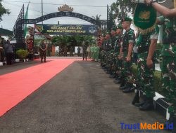 Pangdam II/Sriwijaya Lakukan Kunjungan Kerja ke Markas Kodim 0411/KM