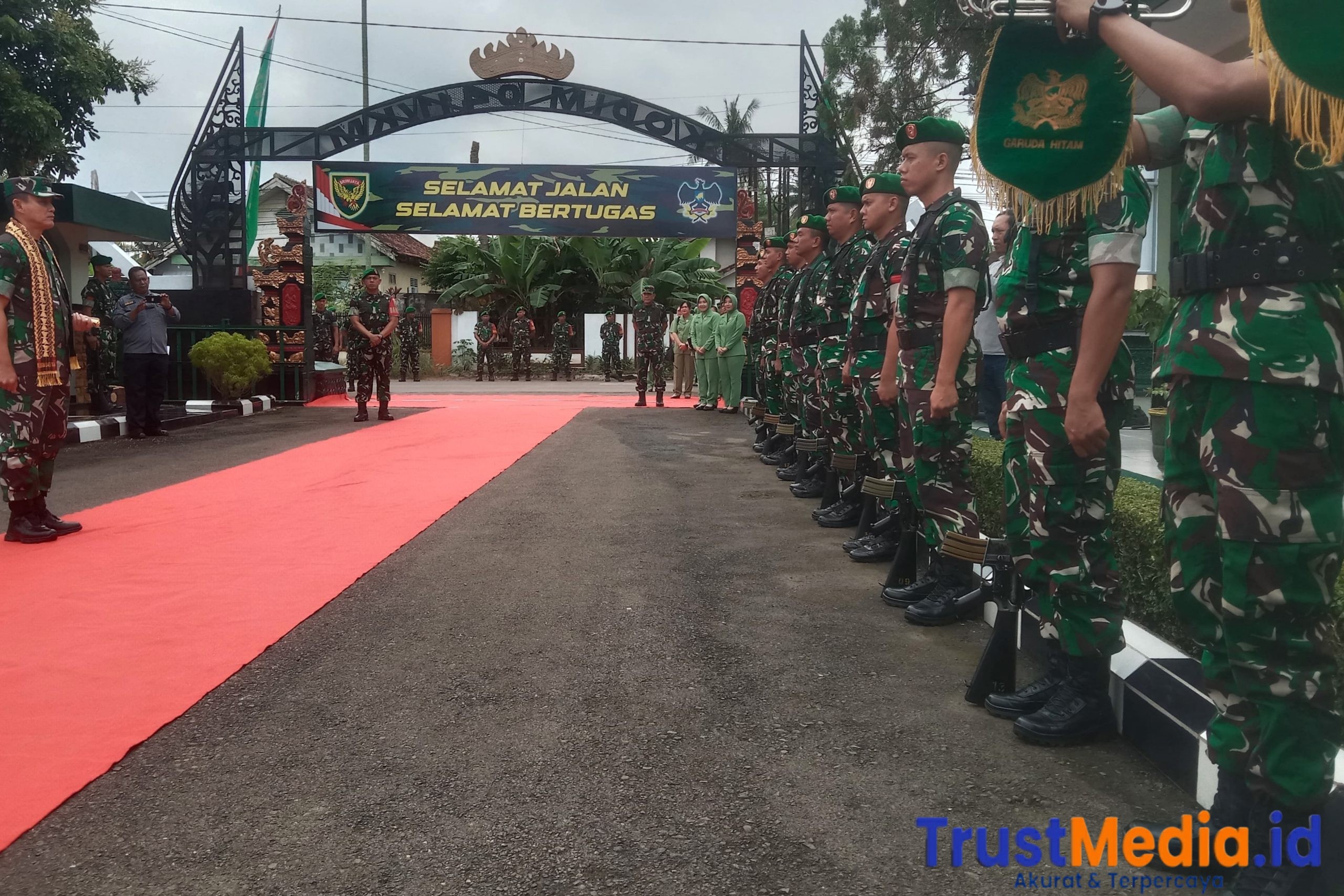 Pangdam II/Sriwijaya Lakukan Kunjungan Kerja ke Markas Kodim 0411/KM
