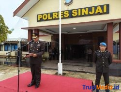 Peringati Harlah Pancasila, Polres Sinjai Gelar Upacara, “Tingkatkan Semangat Juang,Persatuan dan Kesatuan”.