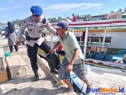 Sat Polair Sinjai Rutin Gelar Patroli dan Edukasi Warga Sekitar Pelabuhan Cappa Ujung.