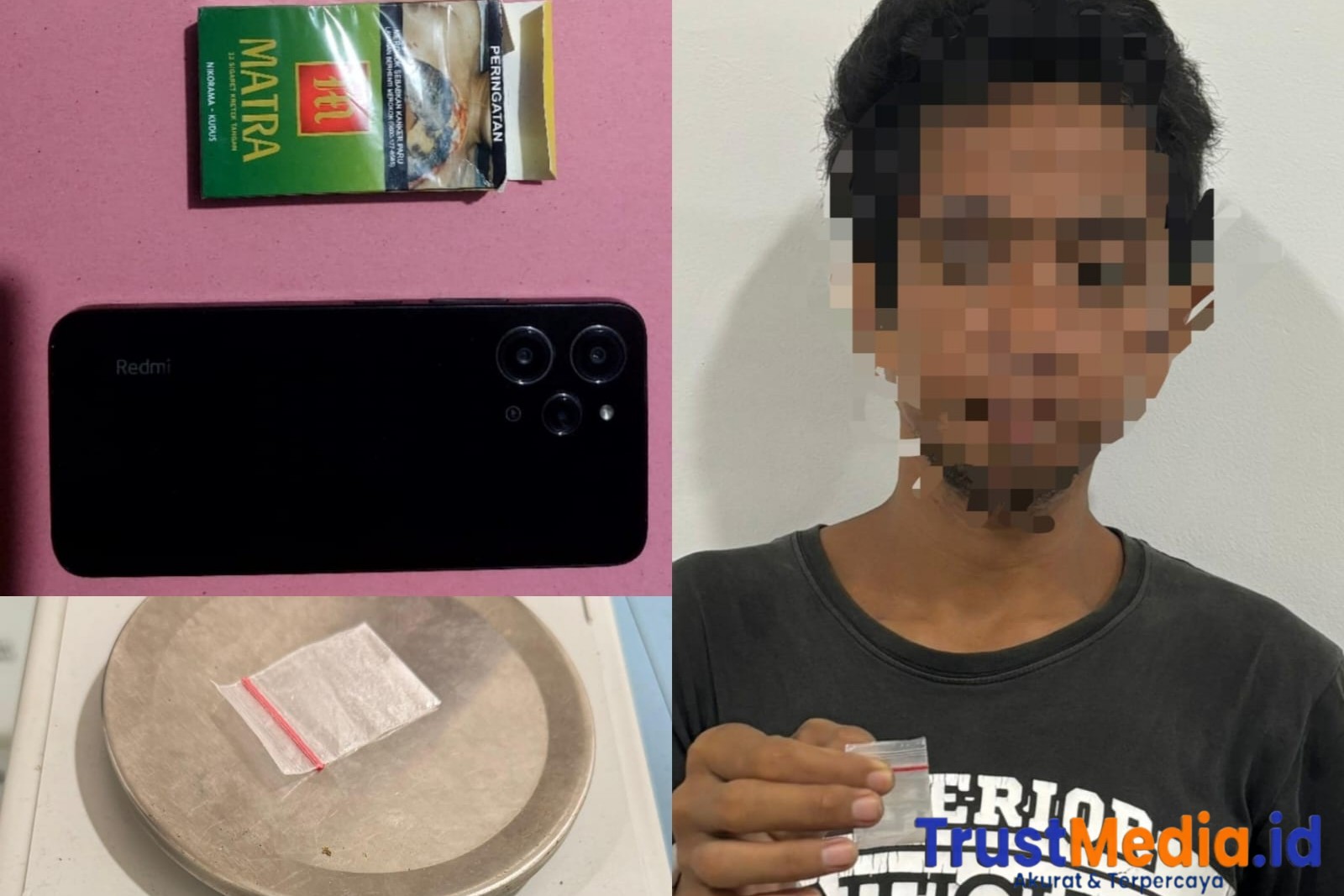 Melalui Operasi Antik Satresnarkoba Polres Sinjai Amankan Pelaku dan Sabu 0.29 gram
