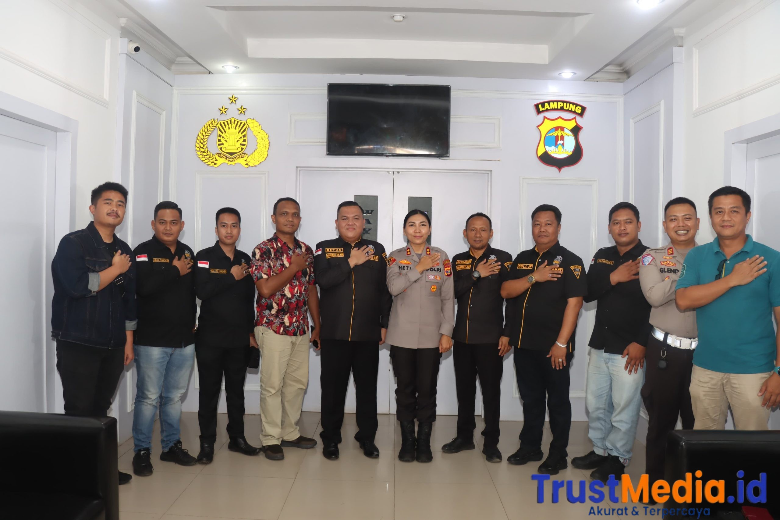DPC GRANAT  DAN POLRES LAMPUNG TIMUR SIAP BERKOLABORASI BERANTAS NARKOBA