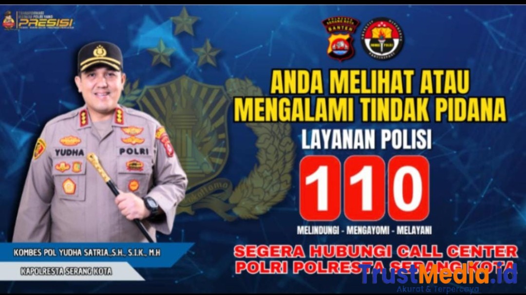 Call Center “110” Polresta Serang Kota siap melayani masyarakat 24 jam