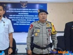 BNK Kab Bekasi Gandeng Brimob Tes Urine Antisipasi Narkoba
