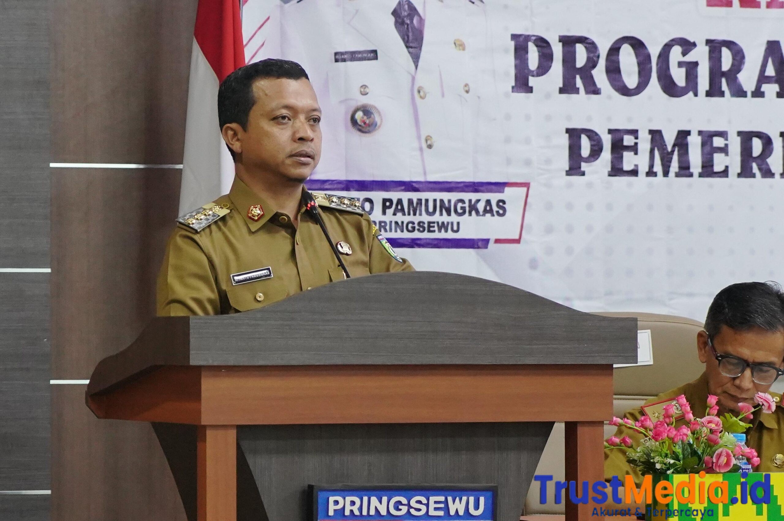 Bupati Pringsewu Hadiri Dan Buka Rapat Koordinasi Progam Pemberantasan Korupsi Tahun 2025