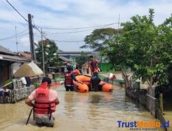 BPBD Lakukan Evakuasi dan Distribusi Bantuan, di 13 Kec yg Terdampak Banjir