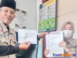 Kades Legundi Haidir, resmi dilaporkan ke Kejati Lampung .