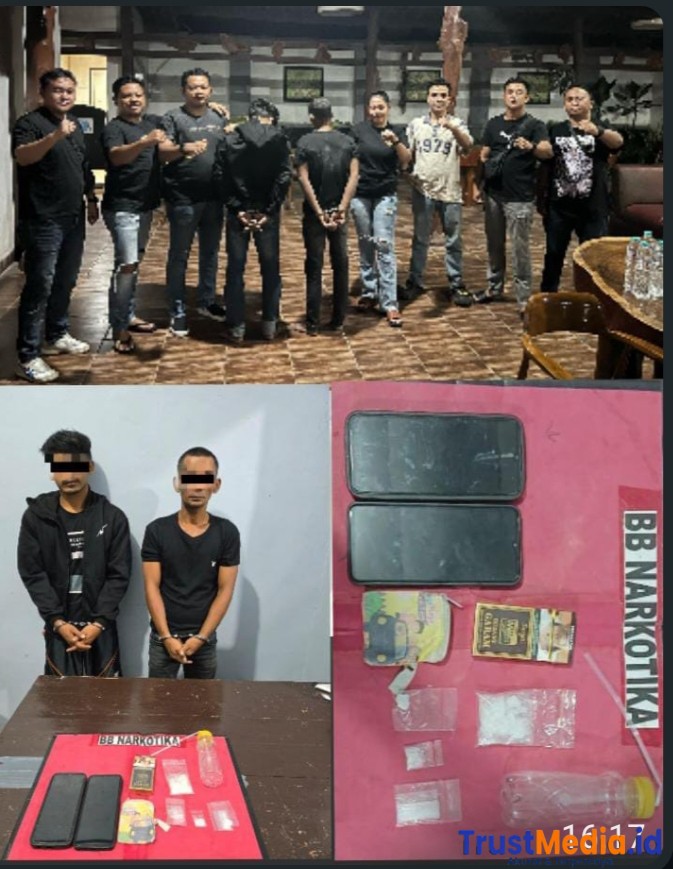 Polres Lamtim Amankan 2 orang Tersangka penyalahguna narkotika