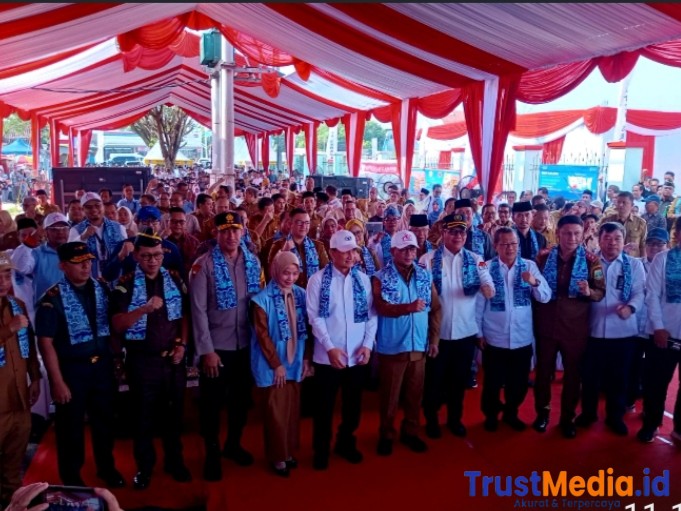 Presiden RI Resmikan Koperasi Desa Merah Putih di Desa Ranjeng, Serang.
