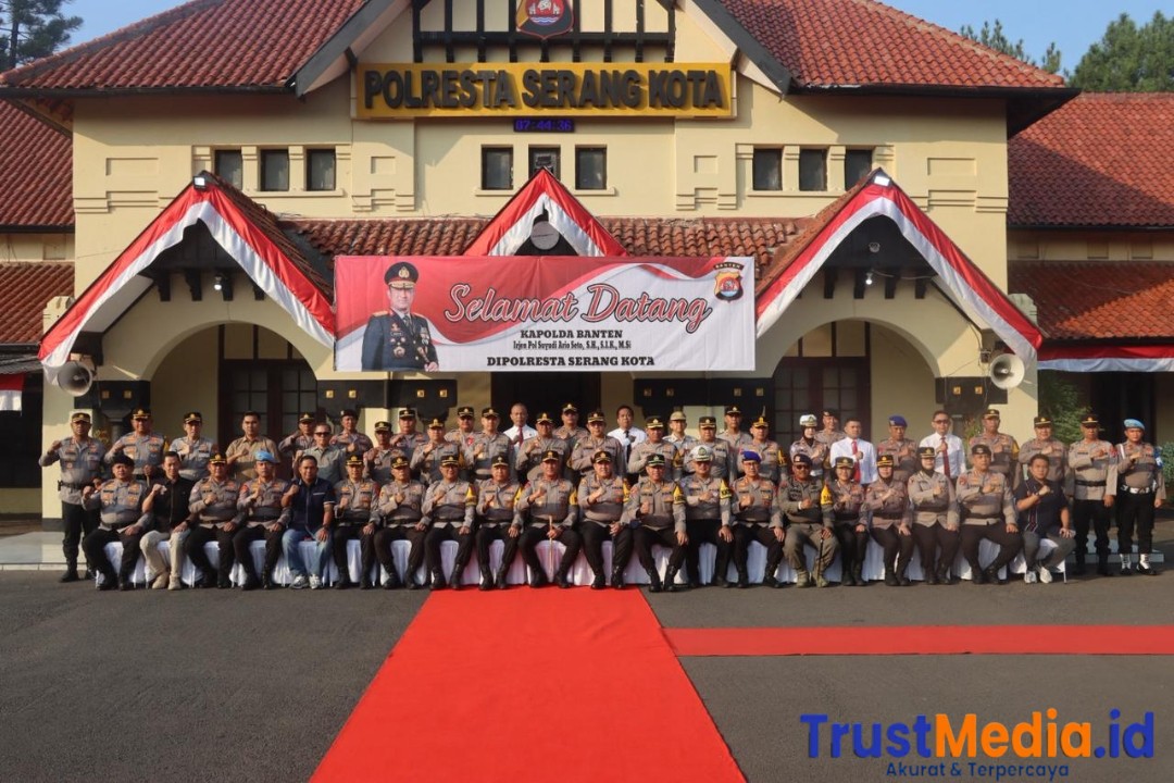 Kapolda Banten pimpin apel Personil Polresta Serang Kota, Tekankan Penguatan Kamtibmas 