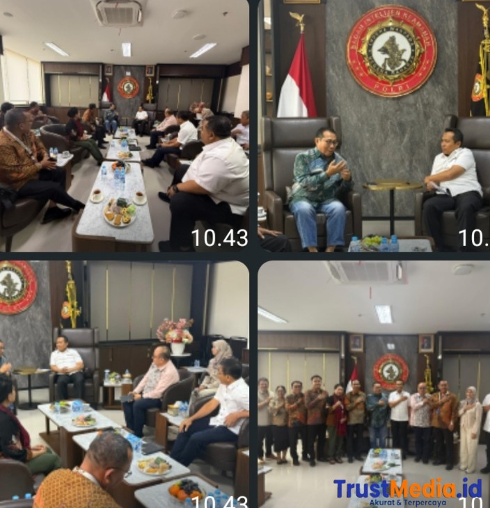 Ketum Pimpin SMSI Pusat Temui Kabaintelkam Polri: Bahas Media Siber yang Profesional dan Berkesinambungan