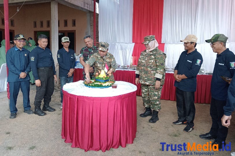 Bupati Pringsewu Tutup Karya Bakti TNI Di Pekon Tanjungrusia Timur