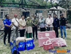 Pemkab Pringsewu Bergerak Cepat Berikan Bantuan Pasca Kebakaran di Keputran