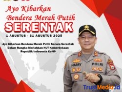 Kapolres Sinjai Imbau Kibarkan Bendera Merah Putih  Selama Bulan Agustus.