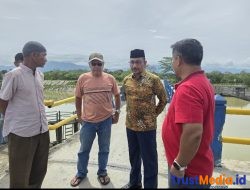 Haji Uma Kawal Progres Pengadaan Tanah Proyek Irigasi Lhok Guci, Capai 81 Persen