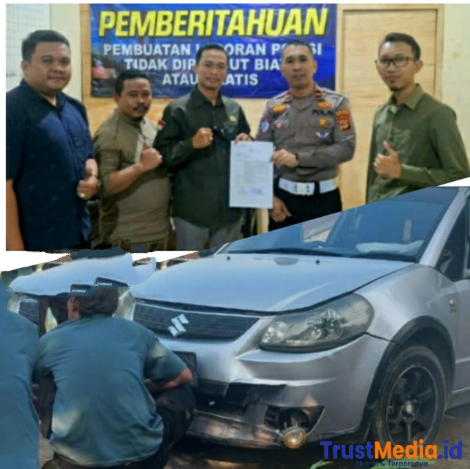 Lakalantas Truk Fuso Dan Mini Bus Berujung Damai