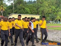 Semangat olahraga Pagi, Personel Polres Simeulue Jaga Kebugaran Dan Soliditas