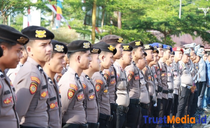 Polres Simeulue Gelar Latihan TWG TFG dan Sispam Mako Antisipasi Unujuk Rasa