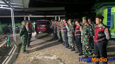 Apel Patroli Sinergitas TNI-Polri di Pagelaran, Wilayah Kondusif Terjaga