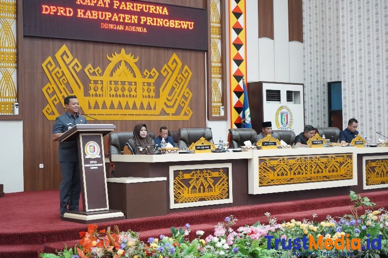 Bupati Pringsewu Tanggapi Pandangan Fraksi Soal Perubahan APBD 2025