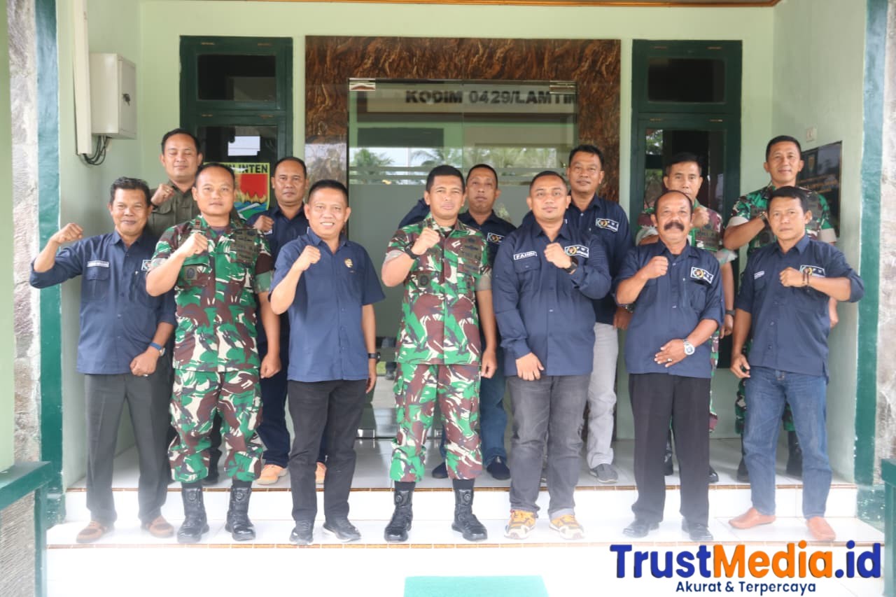 Lampung Timur: PWI Perkuat Sinergi dengan Kodim 0429/Lamtim melalui Audiensi