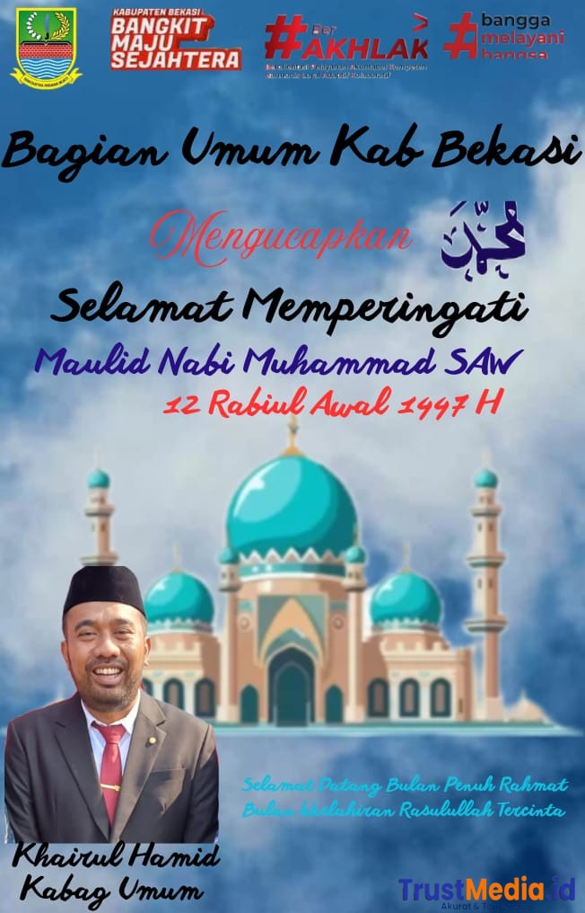 IKLAN   Ucapan   Maulid Nabi Kabag Umum Kab.Bekasi