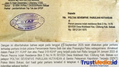 KETUM KP3D: Sudah Ditetapkan Tersangka, Semoga 3 Oknum RT dan 1 Pengurus Di Desa Muktiwari Segera Di Tahan Dan Disidangkan