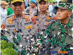 Kapolres Lhokseumawe Pimpin Langsung Pengamanan Aksi Unjuk Rasa, Situasi Berjalan Aman dan Kondusif