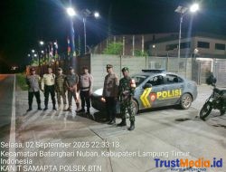 Sikapi Konflik Terjadi Di Jakarta ! Tim Gabungan TNI/Polri Gelar Patroli Di Wilayah Batanghari Nuban