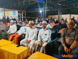 Kapolres Lhokseumawe Hadiri Maulid Nabi, Warga Lhok Mon Puteh Sambut Antusias