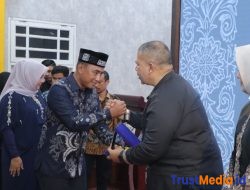 Kapolres Lhokseumawe Hadiri Malam Pisah Sambut Kajari Aceh Utara dan Danlanal Lhokseumawe