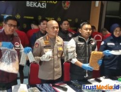 Polres Metro Bekasi berhasil membekuk tujuh Bandar Narkoba