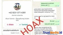 Waspada Penipuan Mengatasnamakan Kecamatan Batanghari Nuban, Camat Donie Tegaskan Itu Tidak Benar!