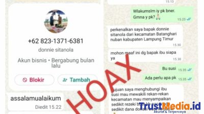 Waspada Penipuan Mengatasnamakan Kecamatan Batanghari Nuban, Camat Donie Tegaskan Itu Tidak Benar!