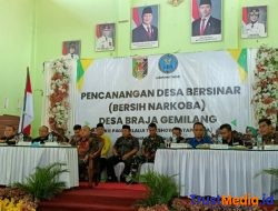 Pencanangan Desa Bersih Narkoba dari BNN dan Pemkab Lampung Timur