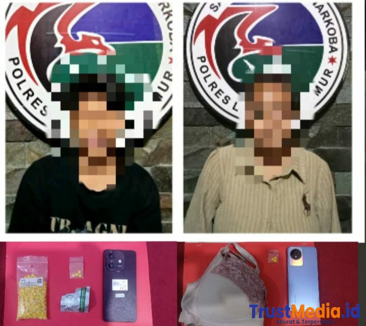 Gunakan Obat-Obatan Terlarang, Sat Res Narkoba Polres Lampung Timur Amankan 3 Orang