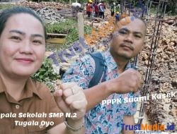 Dugaan Korupsi Revitalisasi SMP N 2 Tugala Oyo Makin Mencuat Kepala Sekolah Pilih Bungkam