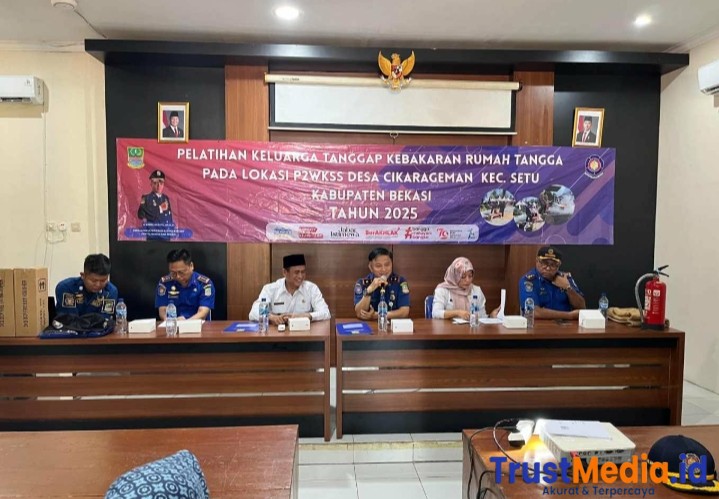 Dinas Damkar Kabupaten Bekasi Latih 75 Ibu Rumah Tangga Antisipasi Kebakaran
