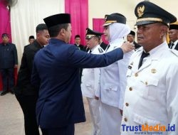 Bupati Pringsewu Lantik 19 Pejabat Daerah