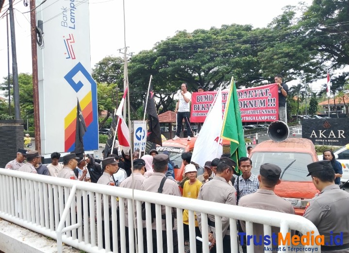 Triga Lampung Akan Kembali Gelar Aksi Besar-Besaran di Kantor Bank Lampung Dengan Ratusan Massa