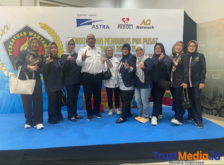 Tiga Jurnalis Lampung Ukir Sejarah di PWI Pusat: Jabatan Strategis untuk Periode 2025-2030