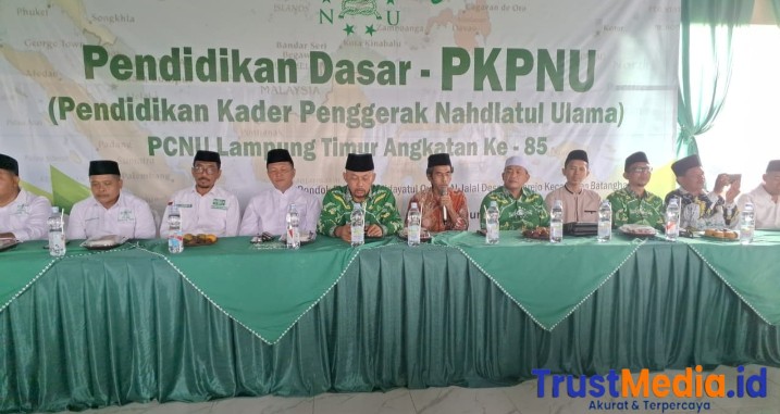 Cetak Kader Militan dan Cinta NKRI, PCNU Lampung Timur Gelar Pendidikan Dasar PKPNU di Batanghari