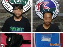 Berhasil mengamankan dua Tersangka dalam Penyalahgunaan Narkotika