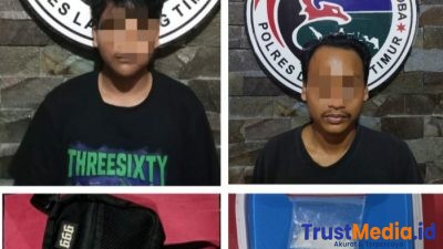 Berhasil mengamankan dua Tersangka dalam Penyalahgunaan Narkotika