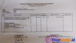 Diduga Korupsi: TTI mendesak aparat penegak hukum untuk mengusut tuntas proyek miliaran Rupiah