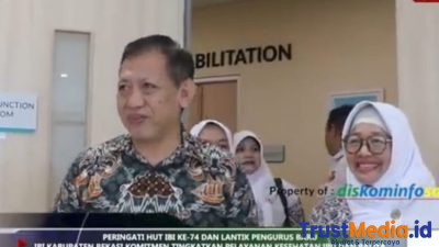 LANTIK PENGURUS BARU IBI KAB BEKASI BERKOMITMEN TINGKATKAN PELAYANAN KESEHATAN IBU DAN BALITA