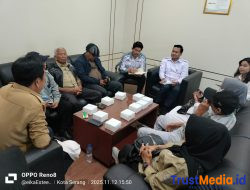 Harmonis dan Bersinergi dalam Membangun Banten, Forum Wartawan Banten (FWB) Kunjungi Kantor Pusat Bank Banten