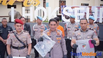 Polres Lhokseumawe Tangkap Pelaku Penembakan di Jembatan Cot Kumbang Polres Lhokseumawe Tangkap Pelaku Penembakan di Jembatan Cot Kumbang