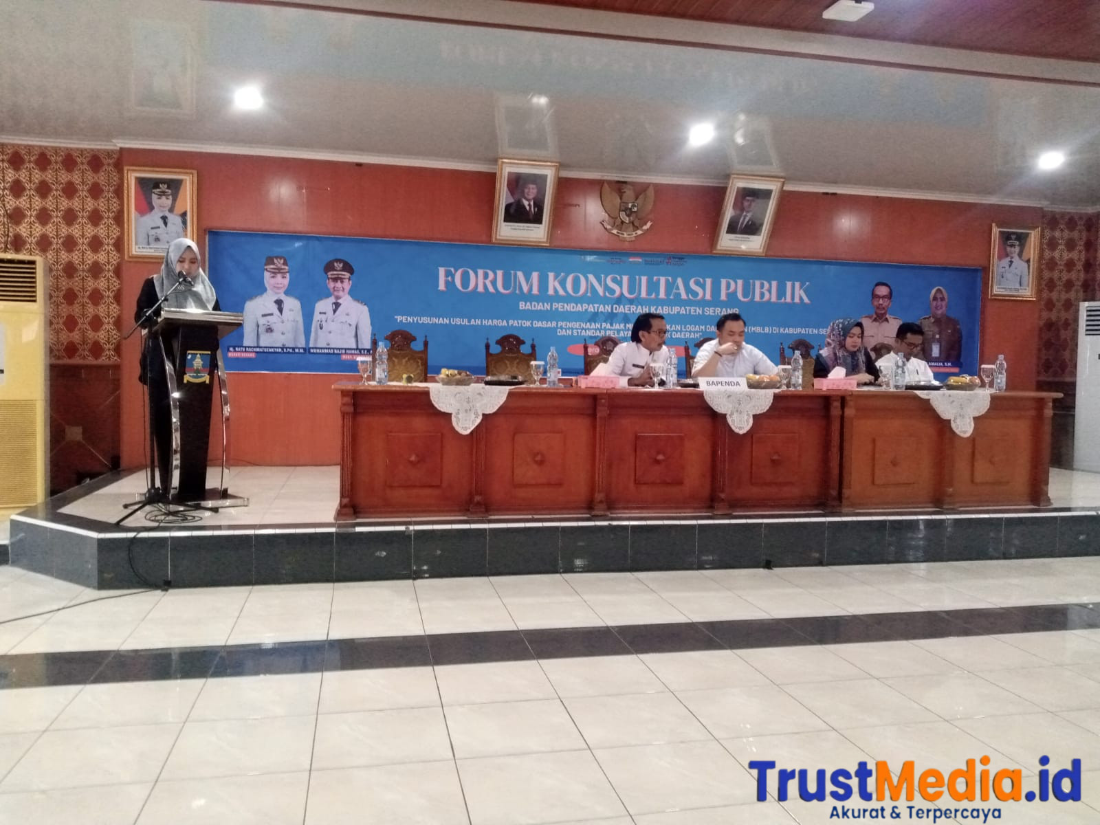 Forum Konsultasi Publik Badan Pendapatan Daerah Kabupaten Serang.